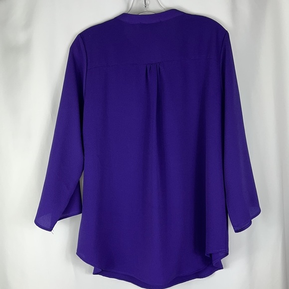 Love University roll tab sleeve v neck tunic Sz 2XL - Picture 3 of 11